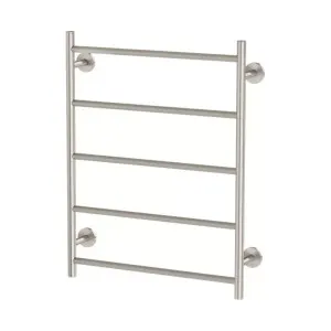 Phoenix Radii Towel Ladder 550 x 740mm Round Plate Brushed Nickel by PHOENIX, a Towel Rails for sale on Style Sourcebook
