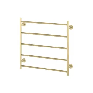 Phoenix Radii Heated Towel Ladder 750mm x 740mm Brushed Gold by PHOENIX, a Bathroom Fixtures for sale on Style Sourcebook
