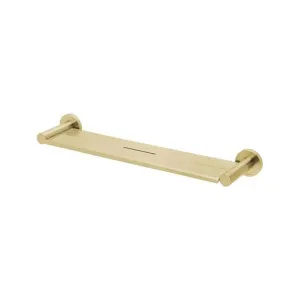 Phoenix Radii Metal Shelf Round Plate Brushed Gold by PHOENIX, a Shelves & Soap Baskets for sale on Style Sourcebook