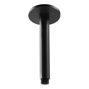 Phoenix Vivid Ceiling Arm 150mm Matte Black by PHOENIX, a Shower Heads & Mixers for sale on Style Sourcebook