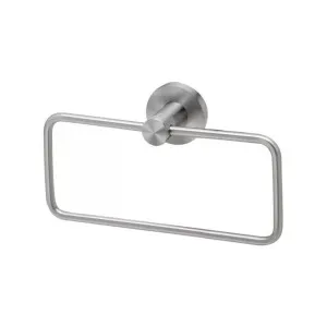 Phoenix Radii SS 316 Hand Towel Holder Round Plate Stainless Steel by PHOENIX, a Bathroom Fixtures for sale on Style Sourcebook