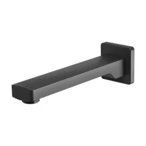 Phoenix Teva Wall Bath Outlet 200mm Matte Black by PHOENIX, a Bathroom Taps & Mixers for sale on Style Sourcebook