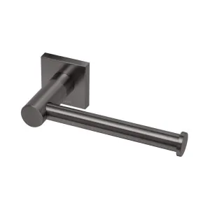 Phoenix Radii Toilet Roll Holder Square Plate Brushed Carbon by PHOENIX, a Toilets & Bidets for sale on Style Sourcebook