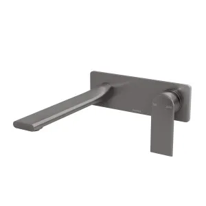 Phoenix Teel SwitchMix Wall Basin / Bath Mixer Set 200mm Fit-Off Kit Brushed Carbon by PHOENIX, a Basins for sale on Style Sourcebook