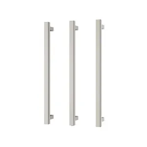 Phoenix Heated Triple Towel Rail Square 600mm Brushed Nickel by PHOENIX, a Bathroom Fixtures for sale on Style Sourcebook