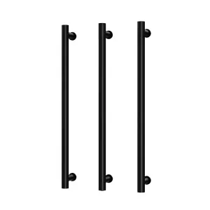 Phoenix Heated Triple Towel Rail Round 800mm Matte Black by PHOENIX, a Bathroom Fixtures for sale on Style Sourcebook