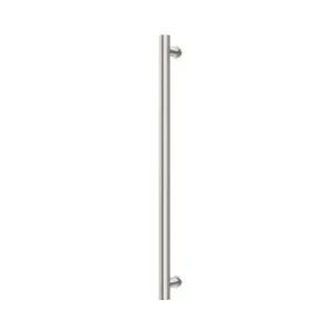 Phoenix Heated Towel Rail Round 800mm Brushed Nickel by PHOENIX, a Bathroom Fixtures for sale on Style Sourcebook
