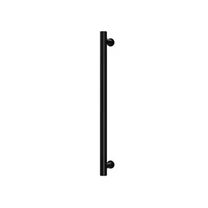Phoenix Heated Towel Rail Round 600mm Matte Black by PHOENIX, a Bathroom Fixtures for sale on Style Sourcebook