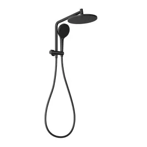 Phoenix Ormond Compact Twin Shower Matte Black by PHOENIX, a Shower Heads & Mixers for sale on Style Sourcebook