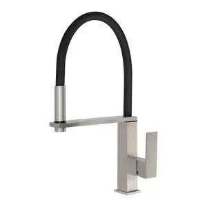 Phoenix Vezz Flexible Hose Sink Mixer, Brushed Nickel by PHOENIX, a Kitchen Taps & Mixers for sale on Style Sourcebook