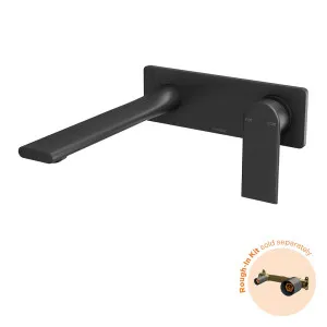 Phoenix Teel SwitchMix Wall Basin / Bath Mixer Set 200mm (Fit-Off Kit Only), Matte Black by PHOENIX, a Basins for sale on Style Sourcebook