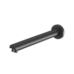 Phoenix Pina Wall Bath Outlet 250mm Matte Black by PHOENIX, a Bathroom Taps & Mixers for sale on Style Sourcebook