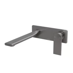 Phoenix Teel SwitchMix Wall Basin/Bath Mixer Set 200mm Brushed Carbon (Complete Kit) by PHOENIX, a Basins for sale on Style Sourcebook