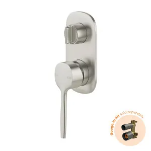 Phoenix Vask SwitchMix Shower/Bath Diverter Mixer Brushed Nickel (Fit-Off Kit Only) by PHOENIX, a Bathroom Taps & Mixers for sale on Style Sourcebook