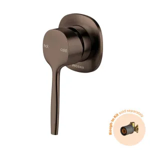Phoenix Vask SwitchMix Shower / Wall Mixer (Fit Off Kit Only) Brushed Bronze by PHOENIX, a Bathroom Taps & Mixers for sale on Style Sourcebook