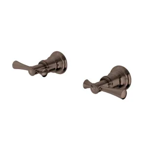 Phoenix Cromford Wall Top Assemblies Brushed Bronze by PHOENIX, a Bathroom Taps & Mixers for sale on Style Sourcebook