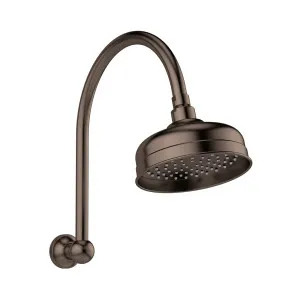 Phoenix Cromford High-Rise Shower Arm & Rose Brushed Bronze by PHOENIX, a Shower Heads & Mixers for sale on Style Sourcebook
