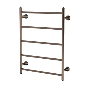Phoenix Cromford Heated Towel Ladder 550mm x 750mm Brushed Bronze by PHOENIX, a Bathroom Fixtures for sale on Style Sourcebook