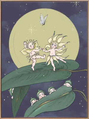 Moonbeam Gumnuts Canvas Art Print by Urban Road, a Prints for sale on Style Sourcebook