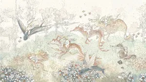 Sea Dragon Dreams Sandstone Wallpaper by Urban Road, a Wallpaper for sale on Style Sourcebook