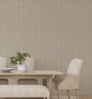 Tongue & Groove Wood Panel Wallpaper | Pebble by oliveetoriel.com, a Wallpaper for sale on Style Sourcebook