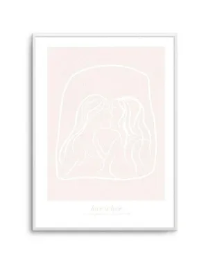 Love Is Love I by oliveetoriel.com, a Prints for sale on Style Sourcebook
