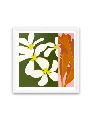 Island Plumeria by Kristen Guest by oliveetoriel.com, a Prints for sale on Style Sourcebook