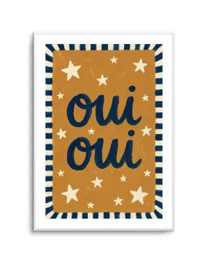 OUI OUI by oliveetoriel.com, a Prints for sale on Style Sourcebook