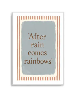 After Rain Comes Rainbows by oliveetoriel.com, a Prints for sale on Style Sourcebook