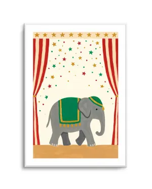Circus Elephant by oliveetoriel.com, a Prints for sale on Style Sourcebook