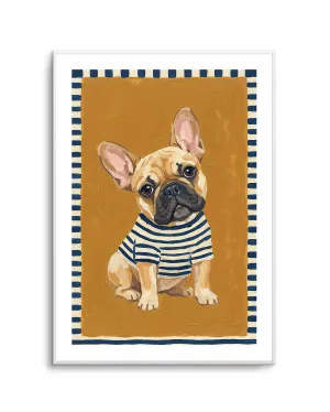 French Frenchie by oliveetoriel.com, a Prints for sale on Style Sourcebook