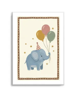 Hooray Little Elephant by oliveetoriel.com, a Prints for sale on Style Sourcebook