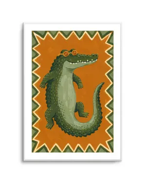 Alligator by oliveetoriel.com, a Prints for sale on Style Sourcebook
