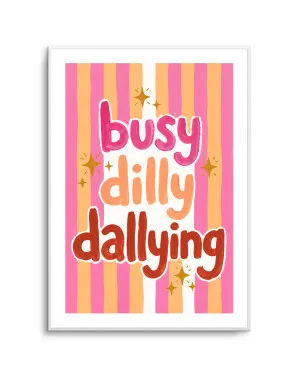 Busy Dilly Dallying by oliveetoriel.com, a Prints for sale on Style Sourcebook