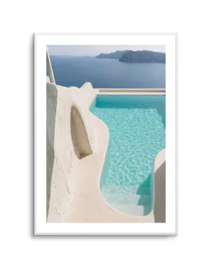 Aegean Blue Pool II by oliveetoriel.com, a Prints for sale on Style Sourcebook