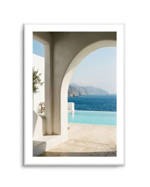 Aegean Infinity Pool by oliveetoriel.com, a Prints for sale on Style Sourcebook