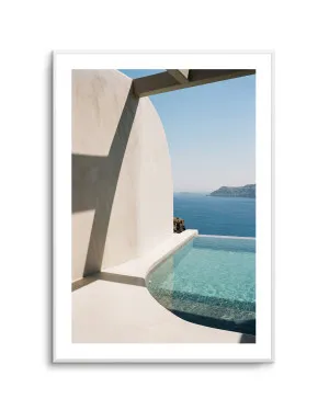 Cycladic Coastal Escape by oliveetoriel.com, a Prints for sale on Style Sourcebook