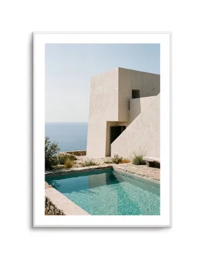 Mediterranean Pool House by oliveetoriel.com, a Prints for sale on Style Sourcebook
