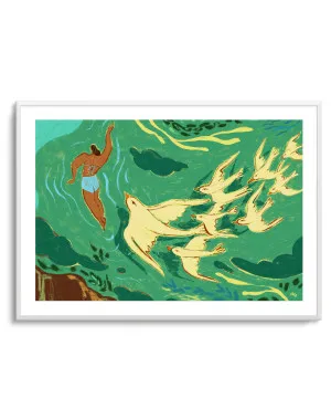 Swept Away by Arty Guava by oliveetoriel.com, a Prints for sale on Style Sourcebook