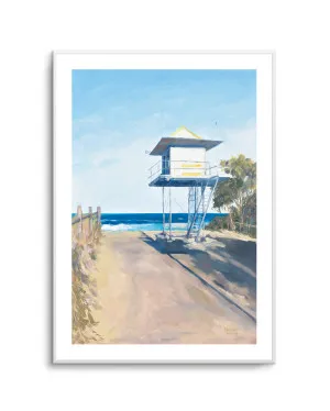 Curramundi Lifeguard Tower by Meredith Howse by oliveetoriel.com, a Prints for sale on Style Sourcebook