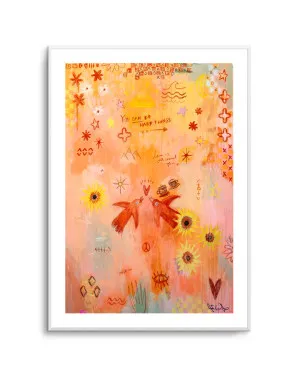 You Can Do Hard Things by Jackie Green by oliveetoriel.com, a Prints for sale on Style Sourcebook