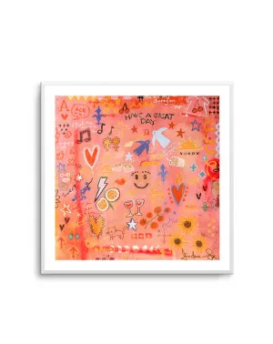 Have a Great Day by Jackie Green by oliveetoriel.com, a Prints for sale on Style Sourcebook