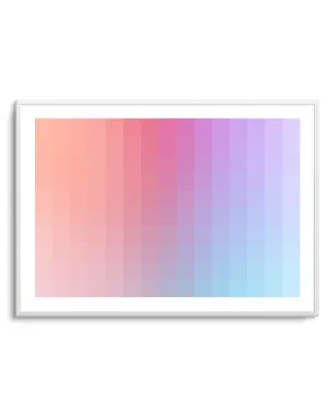 Pastel Gradient Blocks by amini54 by oliveetoriel.com, a Prints for sale on Style Sourcebook