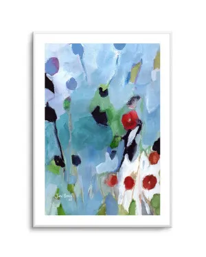 Vibrant Garden Abstract by Janel Bragg by oliveetoriel.com, a Prints for sale on Style Sourcebook