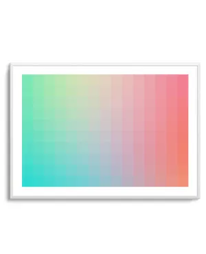 Colorful Pixel Gradient by amini54 by oliveetoriel.com, a Prints for sale on Style Sourcebook