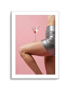 Silver Shorts Martini by Andreas Magnusson by oliveetoriel.com, a Prints for sale on Style Sourcebook