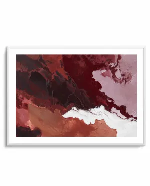 Burgundy Horizon III by oliveetoriel.com, a Prints for sale on Style Sourcebook