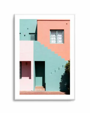 Pastel Villas II by oliveetoriel.com, a Prints for sale on Style Sourcebook