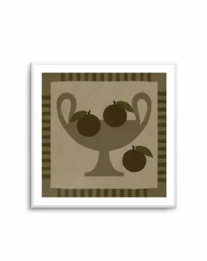 Still Life With Vase And Oranges I by Shatha Al Dafai by oliveetoriel.com, a Prints for sale on Style Sourcebook
