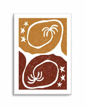 The Palm Tree Twins by Shatha Al Dafai by oliveetoriel.com, a Prints for sale on Style Sourcebook